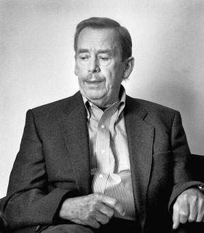 Portrait photographique de Vaclav Havel