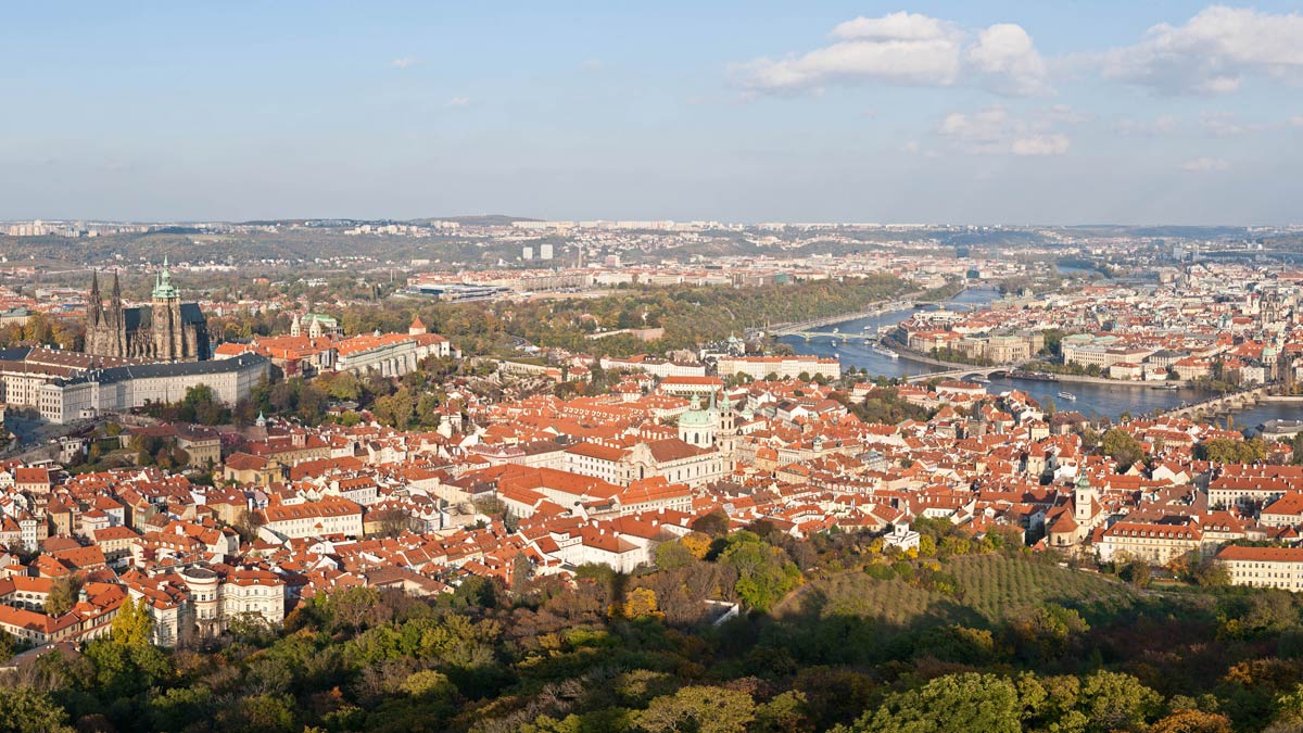 Vue du Château de Prague