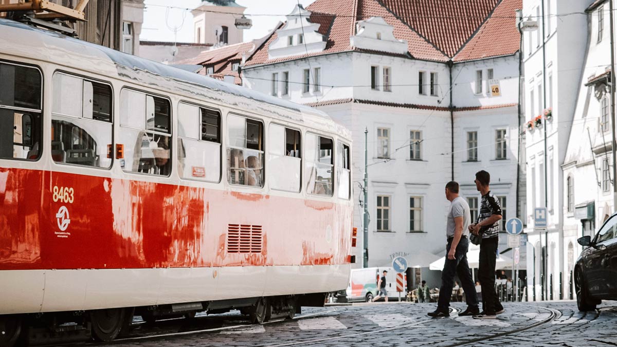 Tramway rouge